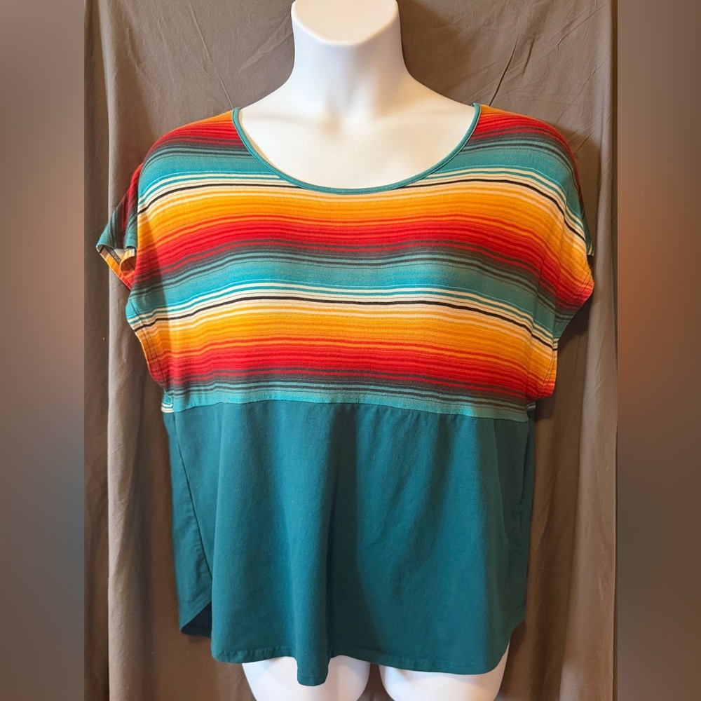 Striped Multicolor Women's Top